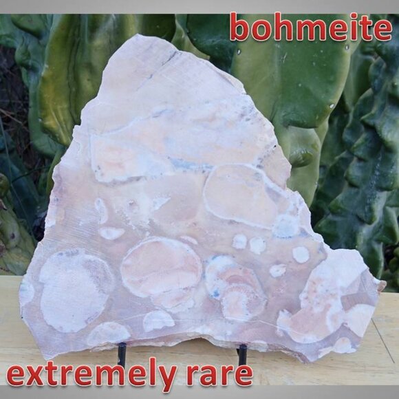 EXTREMELY RARE! Bohmeite slab fossil /stone / rock / crystal 04